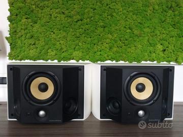 B&W DS3 coppia diffusori surround bianchi