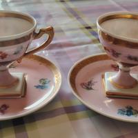 coppia di tazzine in porcellana francese 