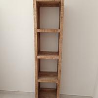 Libreria in legno massello di mango
