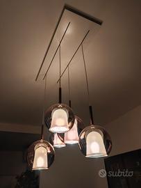 LAMPADARIO SFERE VETRO