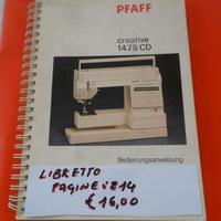 Libretti istruzione per macchina da cucire PFAFF