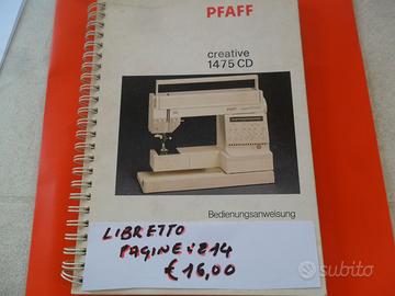 Libretti istruzione per macchina da cucire PFAFF