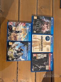 lotto 5 giochi PS4 