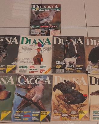 9 riviste Diana del 1990,91,92,93