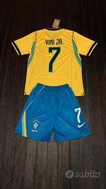 completo da calcio brasile vini jr 7 🇧🇷
