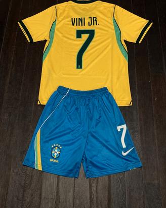 completo da calcio brasile vini jr 7 🇧🇷