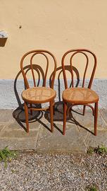 coppia di sedie tipo Thonet
