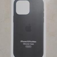 Cover Silicone per iPhone 15 Pro Max - Nera 