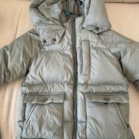 Piumino verde in vera piuma Zara tg 3-4 104cm