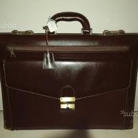 Borsa 24 ore in pelle Amiet - leather bag case NEW