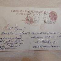 Intero Postale 1897 Umberto I da LODI a S. PELLEGR