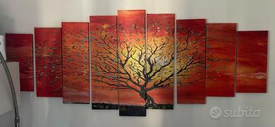 Quadro “Abstract Tree Canvas Wall Art “