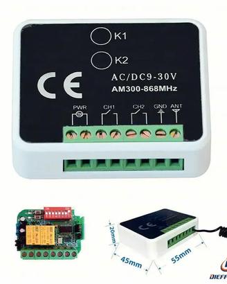 Ricevente Ricevitore Scheda Radio Freq. 330 Mh