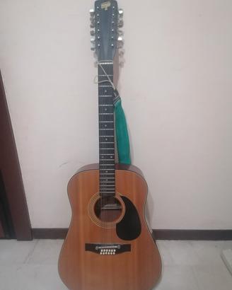 chitarra vintage 12 corde Hondo 