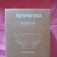Set NUOVO da due dessert bowls Nespresso, barista 