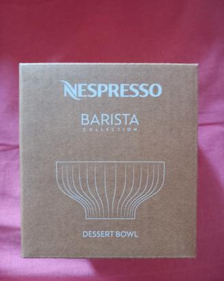 Set NUOVO da due dessert bowls Nespresso, barista 