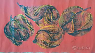 Quadro Tela di Ernesto Riva - Frutta