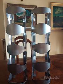  coppia portabottiglie  da parete