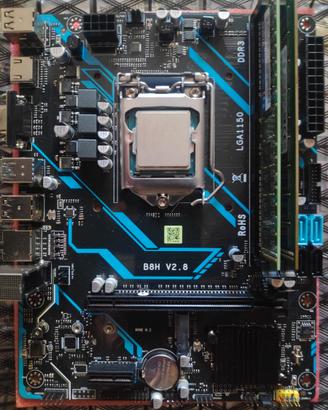 Scheda madre, CPU, ram e GPU