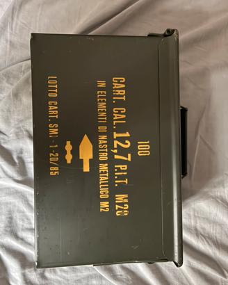 Cassetta porta munizione esercito italiano