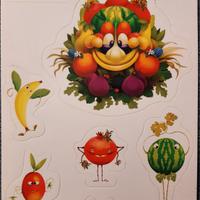 Raccolta di adesivi EXPO MILANO 2015 su cartoncino