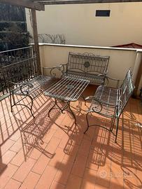 Sedie in ferro battuto da giardino Fiam