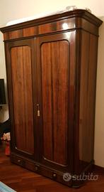 armadio antico 800 napoletano - antiquariato