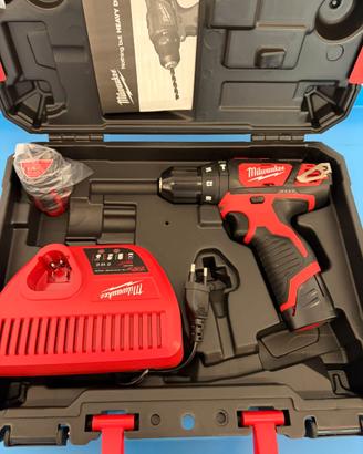 Milwaukee trapano M12BPD-202C completo, nuovo