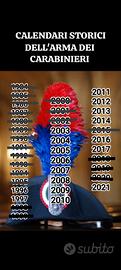 Calendario storici dell'arma dei Carabinieri 