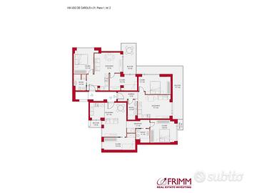 Balduina trilocale nuovo con balcone