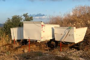 Carrello agricolo ribaltabile