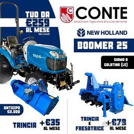 Trattore New Holland 25 cv nuovo