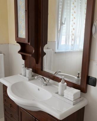 Mobile Bagno in VERO LEGNO  - Completo 