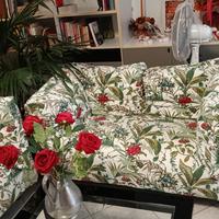 divani B&B,piuma d'oca con rivestimenti fioriti 