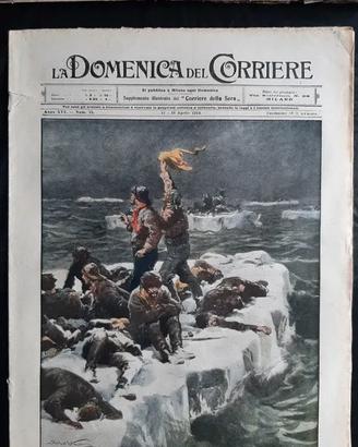 1914, n°15 la Domenica del Corriere da collezione