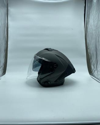 CASCO JET ORIGINE APRICA + BT SOLID TITANIO OPACO 