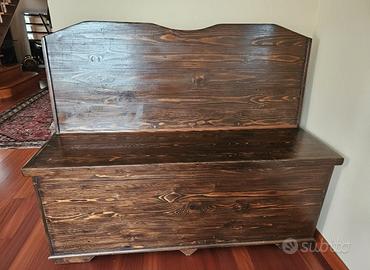 Panca Contenitore in Legno – Salvaspazio