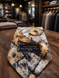 Cravatta uomo Balenciaga Pura seta vintage '90 