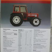 Depliant originale trattore Fiatagri Fiat 55-66 dt