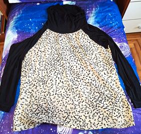 Maglia Top FIORELLA RUBINO nero sabbia mis. XXL Us