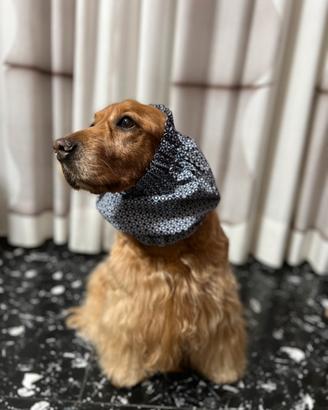 Snood paraorechie cocker in cotone