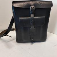 Borsa tracolla in pelle nera