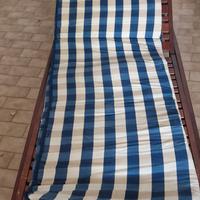 lettino in legno, 2 alzate e tavolino estraibile