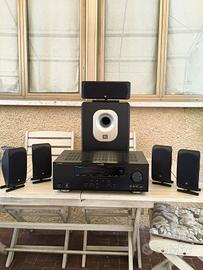 Sistema dotato di Amplificatore, Subwoofer e casse