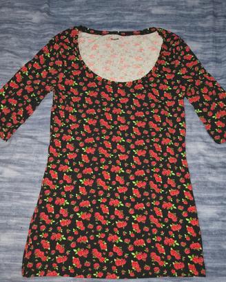maglia con rose S