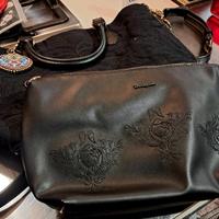 doppia borsa donna Desigual nera