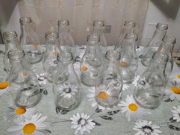 14 Bottiglie vetro 0,5 litri