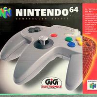NINTENDO 64 CONTROLLER GRIGIO GIG ELECTRONICS