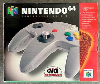 NINTENDO 64 CONTROLLER GRIGIO GIG ELECTRONICS