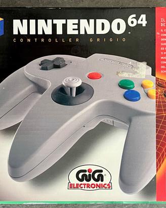 NINTENDO 64 CONTROLLER GRIGIO GIG ELECTRONICS
